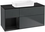 Villeroy und Boch Finion Waschtischunterschrank F702PDHG 120x60,3x50,1cm, Regal...