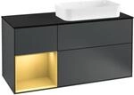 Villeroy und Boch Finion Waschtischunterschrank F272HFHG 120cm, Abdeckplatte...