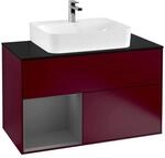Villeroy und Boch Finion Waschtischunterschrank F112GKHB 100cm, Abdeckplatte...
