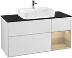 Villeroy und Boch Finion Waschtischunterschrank F422PCMT 120cm, Abdeckplatte...
