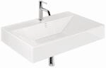 Kludi RESA Waschtisch 59WW8143 81 x 50 H12 cm, Ein Hahnloch Wei&szlig; gl&auml;nzend