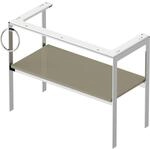 Duravit White Tulip Waschtisch-Konsole WT4544LH2H2 98,4 x 45 cm, Steingrau...