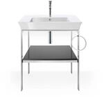 Duravit White Tulip Waschtisch-Konsole WT4543RH1H1 68,4 x 45 cm, Graphit...