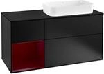 Villeroy und Boch Finion Waschtischunterschrank F272HBPD 120cm, Abdeckplatte...