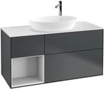 Villeroy und Boch Finion Waschtischunterschrank F941MTHG 120cm, Abdeckplatte...