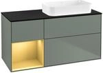 Villeroy und Boch Finion Waschtischunterschrank F682HFGM 120x60,3x50,1cm, Regal...