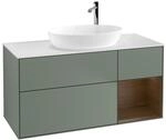 Villeroy und Boch Finion Waschtischunterschrank F951GNGM 120cm, Abdeckplatte...