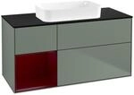 Villeroy und Boch Finion Waschtischunterschrank F702HBGM 120x60,3x50,1cm, Regal...