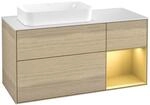 Villeroy und Boch Finion Waschtischunterschrank F281HFPC 120cm, Abdeckplatte...