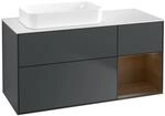 Villeroy und Boch Finion Waschtischunterschrank F691GNHG 120x60,3x50,1cm, Regal