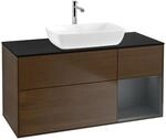 Villeroy und Boch Finion Waschtischunterschrank F832HGGN 120cm, Abdeckplatte...