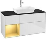 Villeroy und Boch Finion Waschtischunterschrank F822HFMT 120cm, Abdeckplatte...