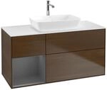 Villeroy und Boch Finion Waschtischunterschrank F821GKGN 120cm, Abdeckplatte...