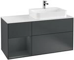 Villeroy und Boch Finion Waschtischunterschrank F391HGHG 120cm, Abdeckplatte...