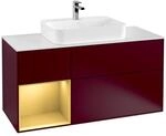 Villeroy und Boch Finion Waschtischunterschrank F411HFHB 120cm, Abdeckplatte...