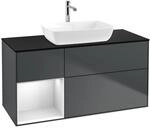 Villeroy und Boch Finion Waschtischunterschrank F822MTHG 120cm, Abdeckplatte...