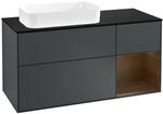 Villeroy und Boch Finion Waschtischunterschrank F282GNHG 120cm, Abdeckplatte...