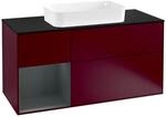 Villeroy und Boch Finion Waschtischunterschrank F292HGHB 120cm, Abdeckplatte...