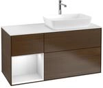 Villeroy und Boch Finion Waschtischunterschrank F801MTGN 120cm, Abdeckplatte...