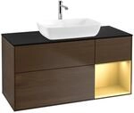Villeroy und Boch Finion Waschtischunterschrank F832HFGN 120cm, Abdeckplatte...