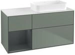 Villeroy und Boch Finion Waschtischunterschrank F681HGGM 120x60,3x50,1cm, Regal...