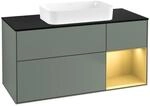Villeroy und Boch Finion Waschtischunterschrank F712HFGM 120x60,3x50,1cm, Regal