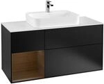 Villeroy und Boch Finion Waschtischunterschrank F411GNPD 120cm, Abdeckplatte...