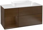 Villeroy und Boch Finion Waschtischunterschrank F291GNGN 120cm, Abdeckplatte...