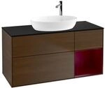 Villeroy und Boch Finion Waschtischunterschrank F952HBGN 120cm, Abdeckplatte...
