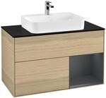 Villeroy und Boch Finion Waschtischunterschrank F372HGPC 100cm, Abdeckplatte...