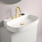 Ideal Standard Linda-X Waschtisch T499201 3 Hahnl&ouml;cher, ohne &Uuml;berlauf, geschliffen,