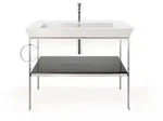 Duravit White Tulip Waschtisch-Konsole WT4544LH1H1 98,4 x 45 cm, Graphit...
