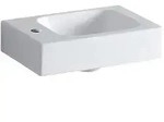 Geberit iCon Handwaschbecken 124836000 38 x 28 cm, wei&szlig;, mit Hahnloch links und