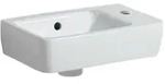 Geberit Waschtisch Renova Compact 276140000 weiss, 40 x 25 cm, mit Hahnloch rechts