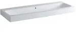 Geberit Waschtisch iCon 120 x 48,5 cm, ohne Hahnloch, wei&szlig;, mit &Uuml;berlauf