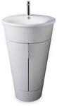 Duravit Starck 1 M&ouml;belwaschtisch 0406580000 d= 58cm, mit Hahnloch, &Uuml;berlauf,