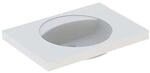 Geberit Preciosa Waschtisch 124284000 80 x 55 cm, weiss, ohne Hahnloch und &Uuml;berlauf