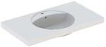 Geberit Preciosa Waschtisch 124200000 100 x 55 cm, weiss, mit Hahnloch und...