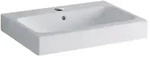 Geberit iCon Aufsatz Waschtisch 124560600 60x48,5cm, wei&szlig; KeraTect, mit Hahnloch