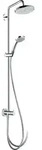 hansgrohe Croma 220 Reno Showerpipe 27224000 Brausearm 400 mm, schwenkbar, chrom