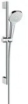 hansgrohe Croma Select E Vario Brause Set 26583400 Ecosmart, weiss chrom, 65 cm