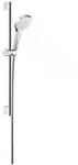 hansgrohe Croma Select E Vario Brause Set 26582400 weiss chrom, 65 cm Brausestange