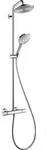 hansgrohe Raindance Select 240 Showerpipe 27116000 Ecosmart, Brausearm 450 mm,