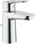 Grohe Start Edge Waschtischarmatur S-Size 23342000 mit Ablaufgarnitur 1 1/4", chrom