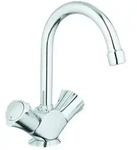 Grohe Costa Waschtischarmatur 21375001 chrom, schwenkbarer Rohrauslauf,