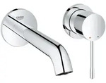 Grohe Essence Waschtisch Wandarmatur 19408001 chrom, Ausladung 183mm