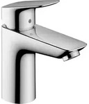 hansgrohe Logis 100 Waschtisch Armatur 71102000 CoolStart, chrom, Zugstangen