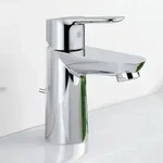 Grohe BauEdge Waschtischarmatur 23328000 chrom, mit Ablaufgarnitur