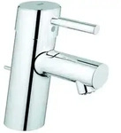 Grohe Waschtischarmatur Concetto 23060001 chrom, Niederdruck, mit Ablaufgarnitur