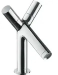 hansgrohe Axor Starck Waschtischarmatur 10030000 Zweigriff Armatur, chrom, mit